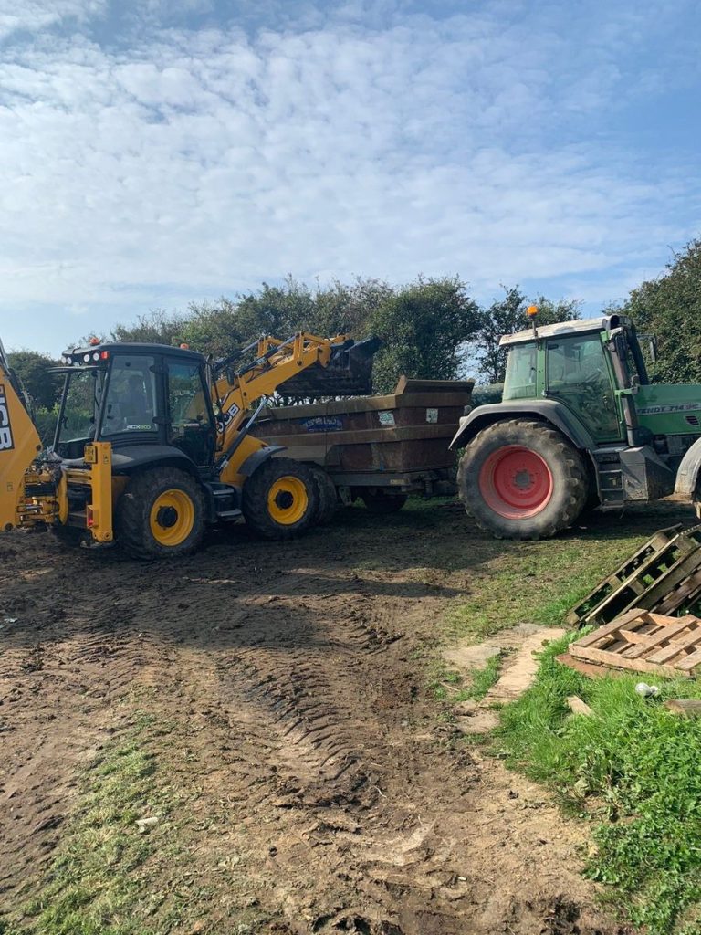 land draining services